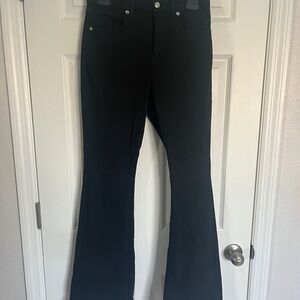 Good American Black Flare Jeans